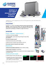 Intermittent ultrasonic seal machine for packaging - SONIMAT