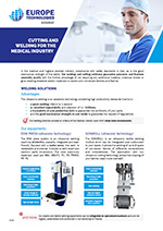 Welding solutions for the medical industry - SONIMAT