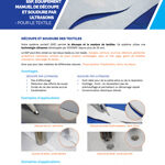 Ultrasonic equipment for fabrics cutting and welding - SONIMAT